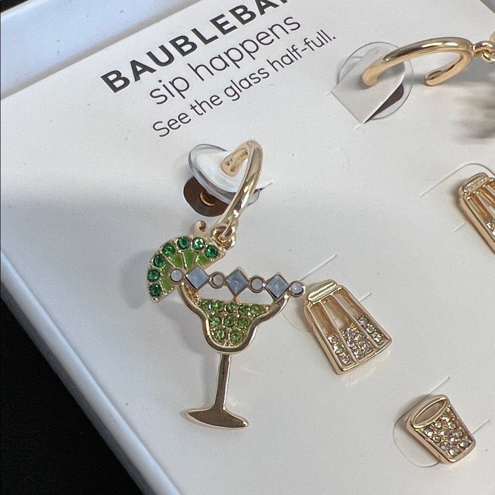 BaubleBar | Cocktail/Margarita Earring Set - Picture 4 of 7